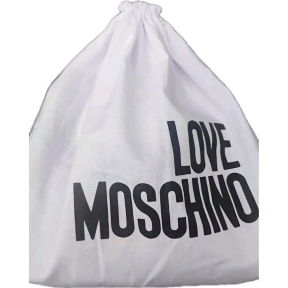 Love Moschino Quilted Mini Crossbody Bag with Chain Strap And Jewels Royal Blue - Picture 4 of 8